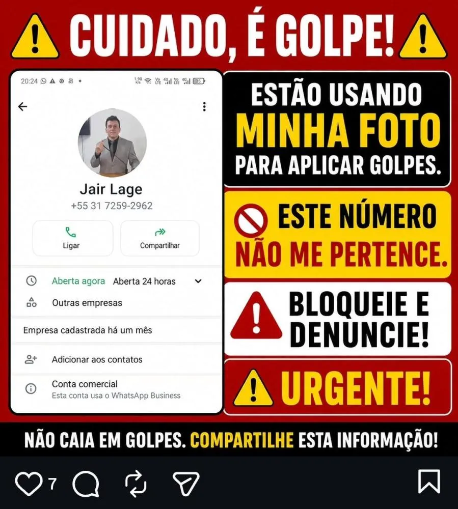 Redes sociais: Vereador Jair da Saúde 