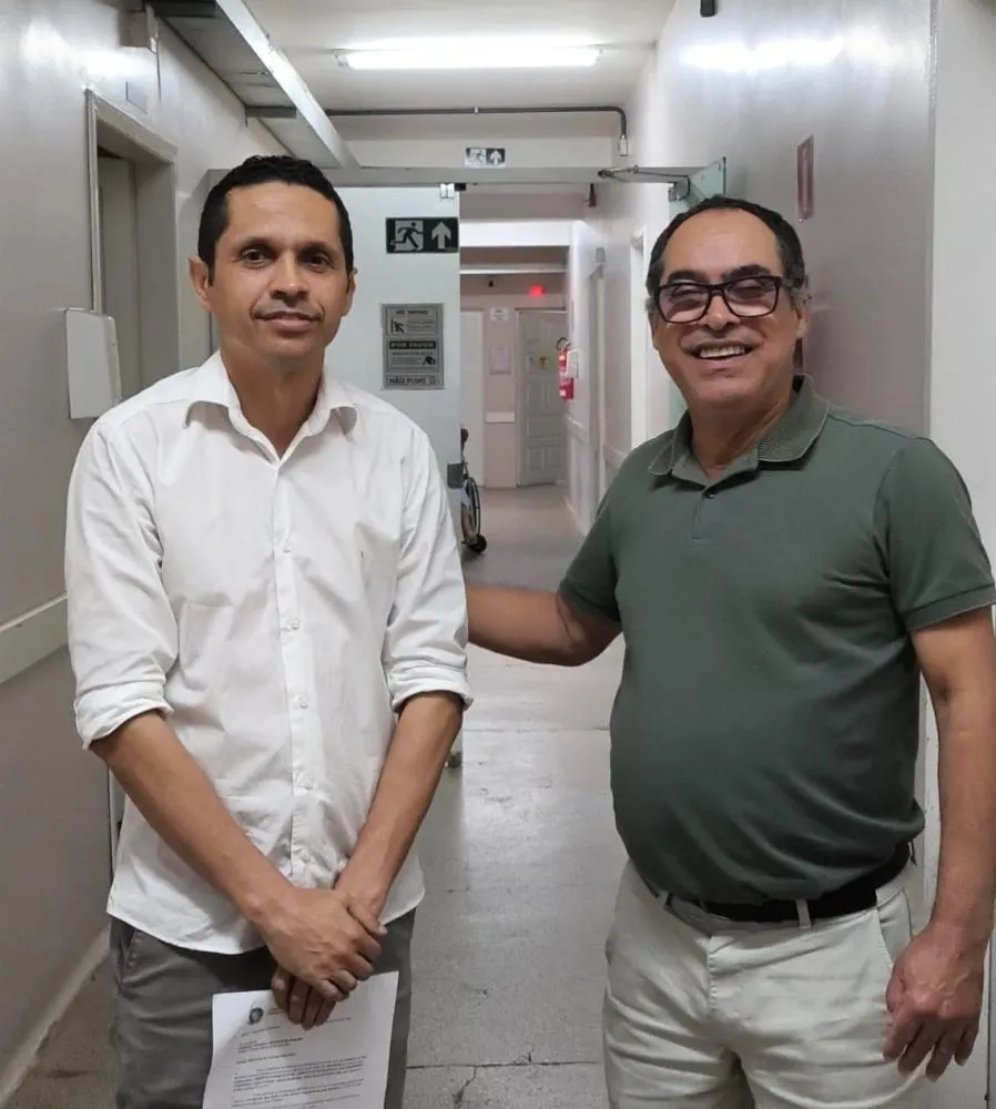  vereador Luciano Silval, diretor-presidente do HPE; Ari Virgílio