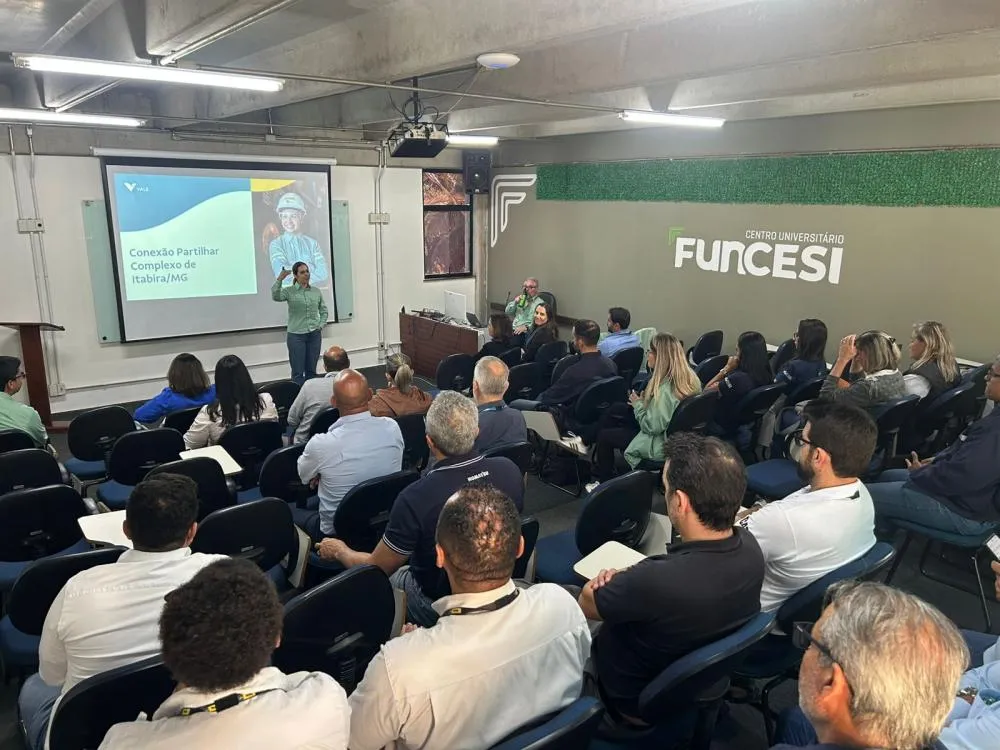 A Vale realiza diversas ações juntos aos fornecedores locais, como essa que aconteceu em Itabira Crédito das fotos: Divulgação Vale