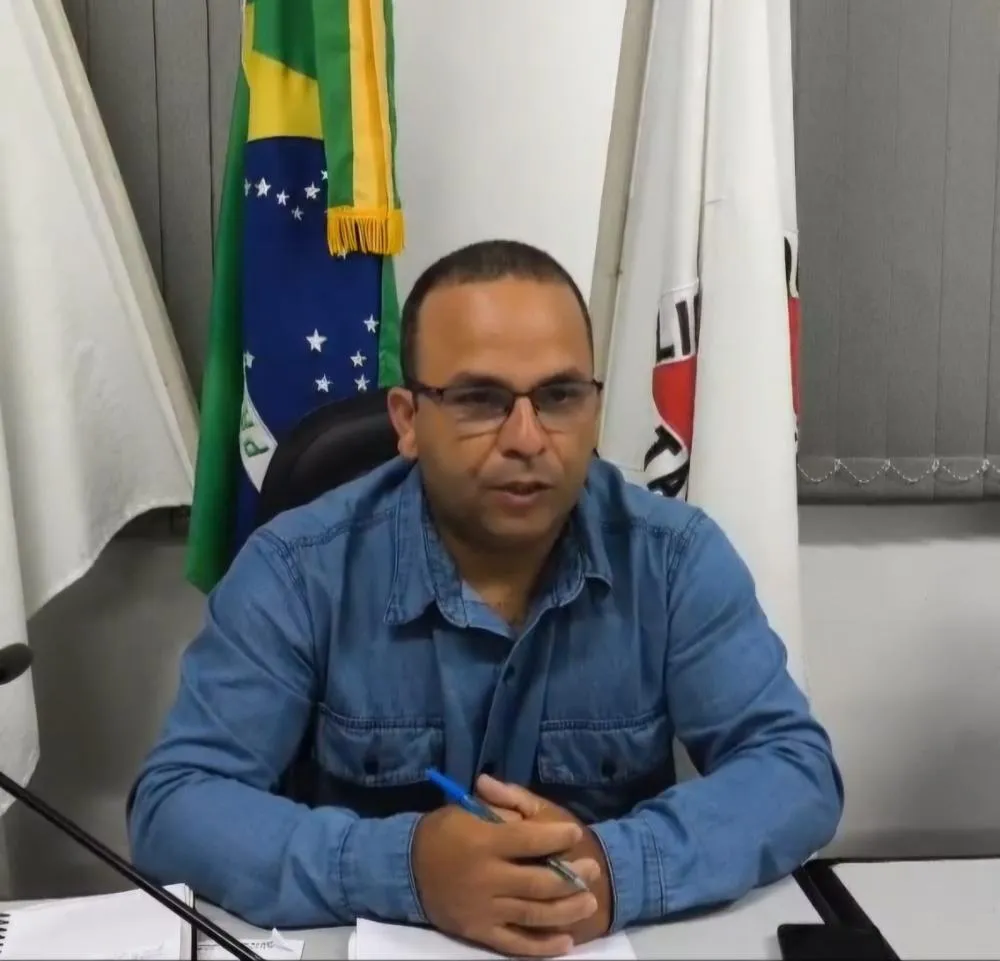 Presidente da Câmara de Santa Maria de Itabira, vereador Romilson de Jesus Oliveira