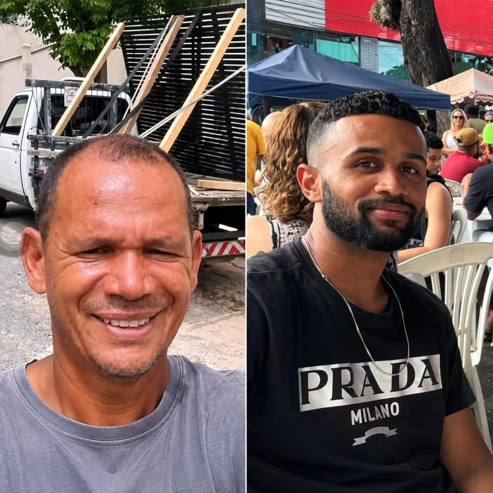  Hélio da Silva Eduardo, de 58 anos, e Michael Jefferson Gomes Ribeiro, de 29, estavam desaparecidos desde a noite de terça-feira (15/9).