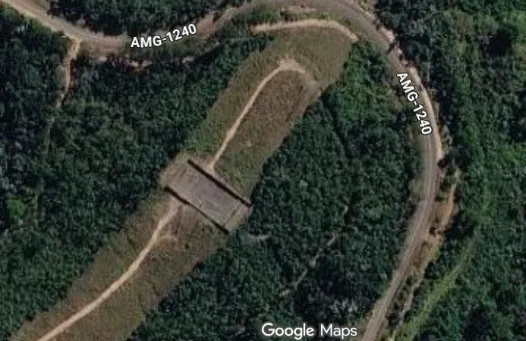Confira o mapa com o local da intervenção no AMG-1240: