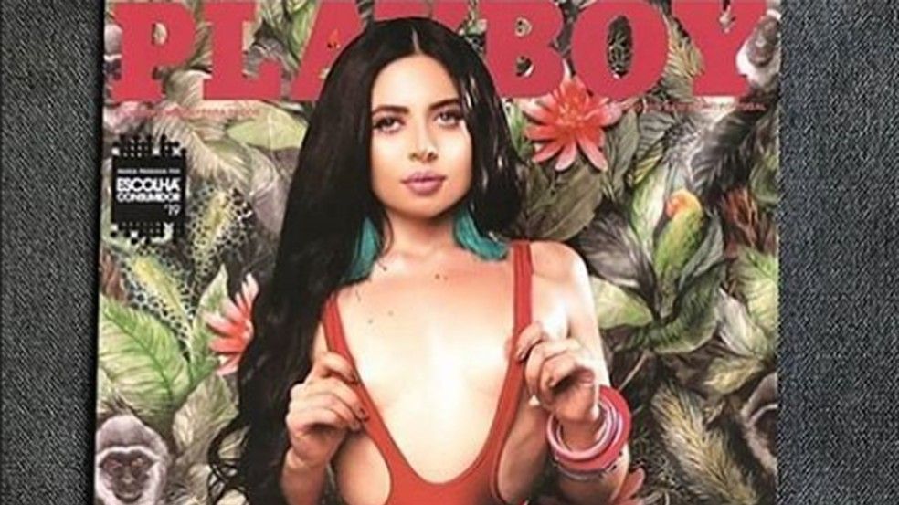 Flávia Tamayo em capa da revista Playboy Foto: Reprodução/Instagram