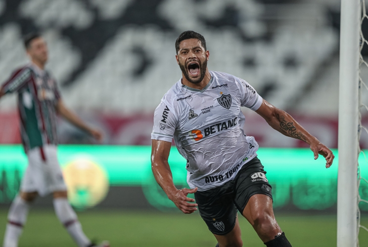 Hulk foi decisivo mais uma vez para o Atlético na temporada ao marcar o segundo gol