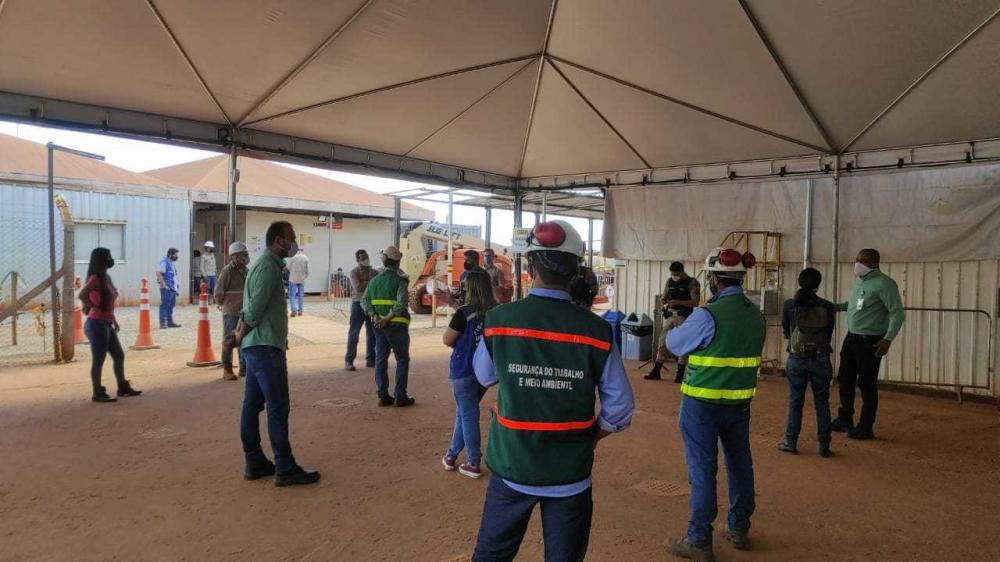 As equipes foram acompanhadas pelo gerente de Construção da Vale, Alan Medina Ferreira