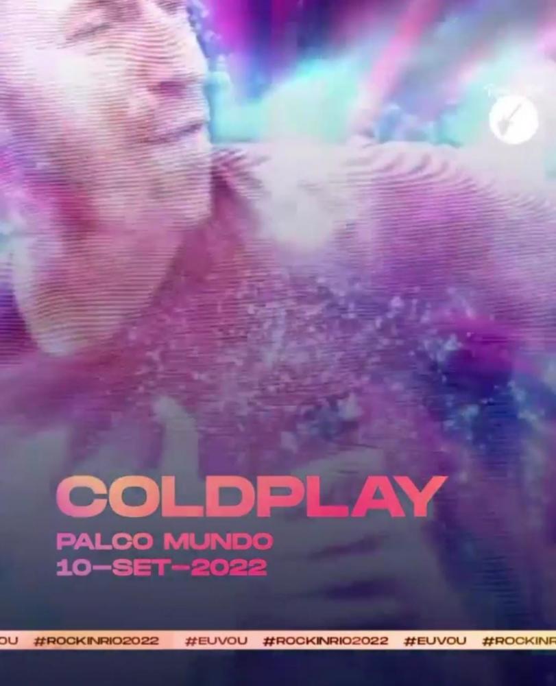Coldplay vai se apresentar no Rock in Rio 2022