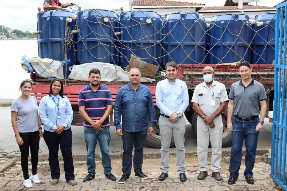 CENIBRA faz a entrega das doações para representantes da Prefeitura de Coronel Fabriciano