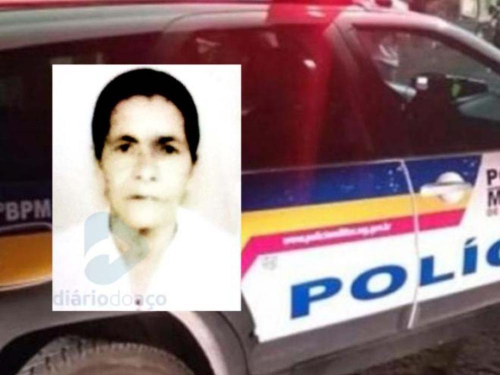 Foto: Idosa morta durante o assalto. 