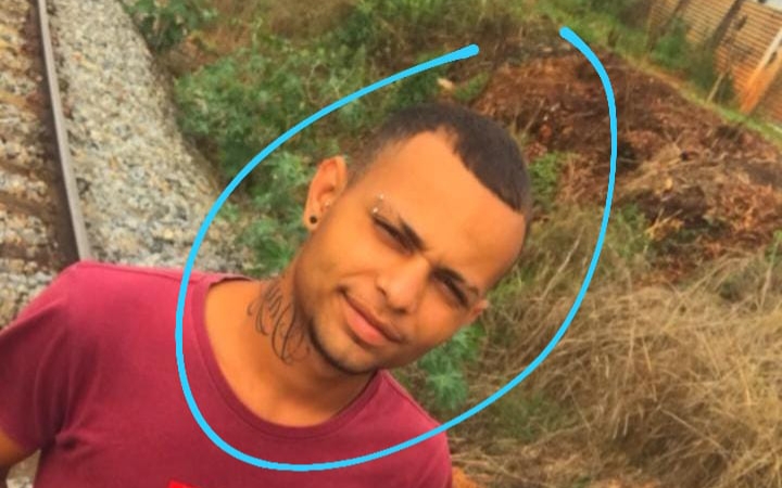 Foto: Alekssandro Souza, executado á tiros. 
