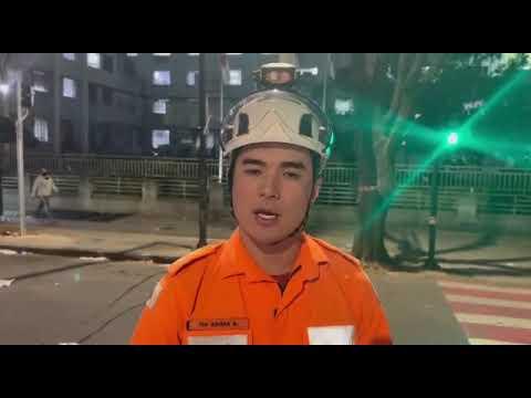 Tenente Pedro Aihara fala sobre encerramento da ocorrência na Santa Casa.